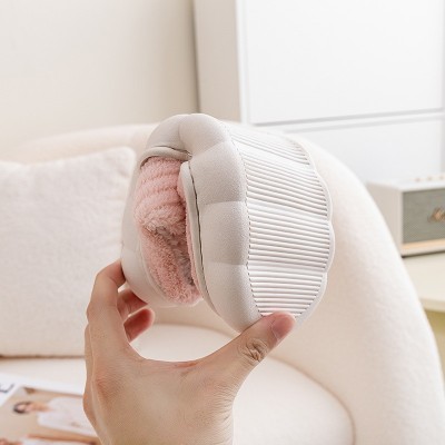 启达顺新款2023家居棉拖鞋 冬季防滑厚底男女鞋家用保暖 棉拖批发  1双图5