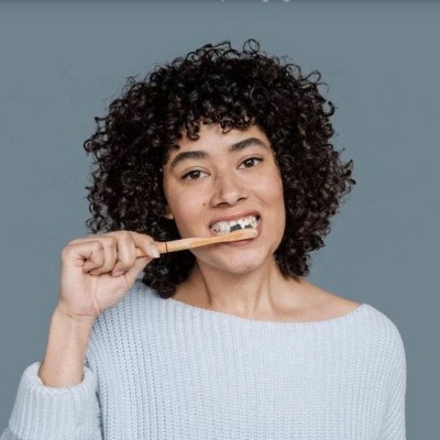 跨境可换头竹牙刷拼接竹牙刷竹木牙刷可以降解竹子可替换头竹牙刷1000支图2