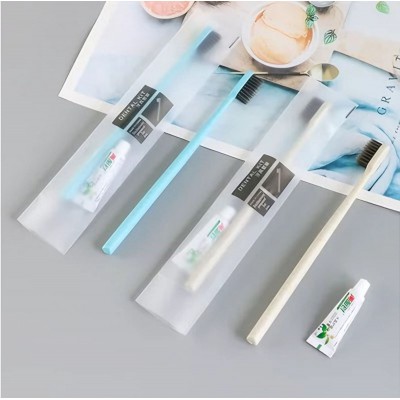 酒店宾馆一次性牙刷牙膏软毛牙具洗漱用品旅游民宿一次性酒店套装100件图3