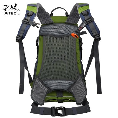 杰博特新款40L户外包野营运动徒步尼龙防水登山旅游骑行双肩背包  1个图4