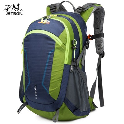 杰博特新款40L户外包野营运动徒步尼龙防水登山旅游骑行双肩背包  1个图2