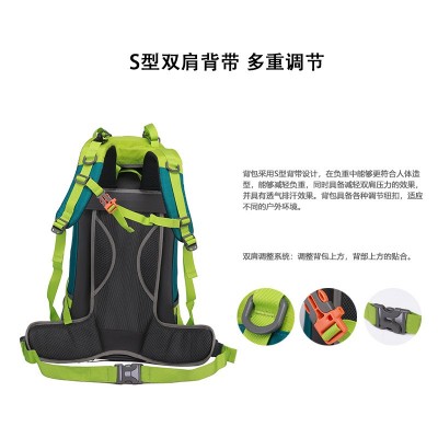 2023爆款登山包户外运动大容量双肩包徒步旅行运动多功能户外背包  2个图2