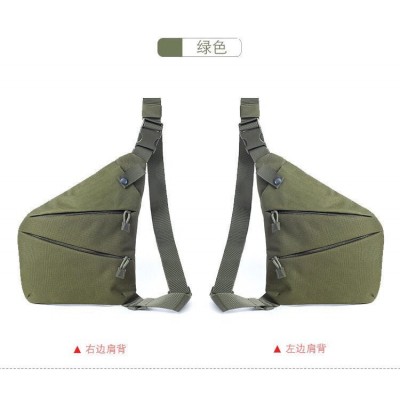 户外战术背包 户外迷彩单肩运动包男士多功能斜挎胸包骑行路亚包3个图3