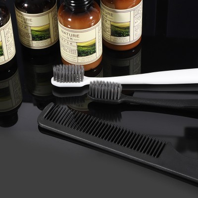 高档酒店一次性牙刷纸盒装洗漱用品 宾馆客房专用牙刷剃须刀套装2件图3
