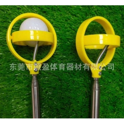 高尔夫捡球器 不锈钢捞球杆 高尔夫用品 8节捡球器 双簧头捡球器  1个图2