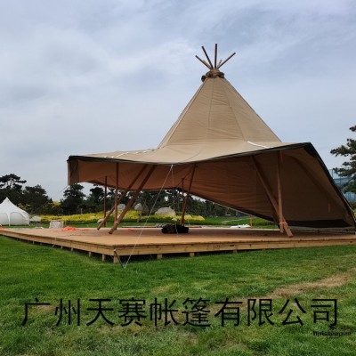 72人tipis 8米杉木，10米松木条支架tipi印第安儿童帐篷公主大号100件图3