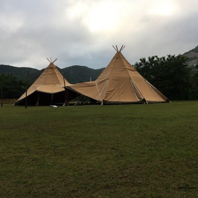 tipitent户外大型帐篷tipi20人/40人/72人大帐篷加工100平方米图3