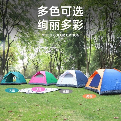 帐篷户外便携式全自动双人防雨防水露营帐篷野营速开防蚊帐篷批发1顶图4