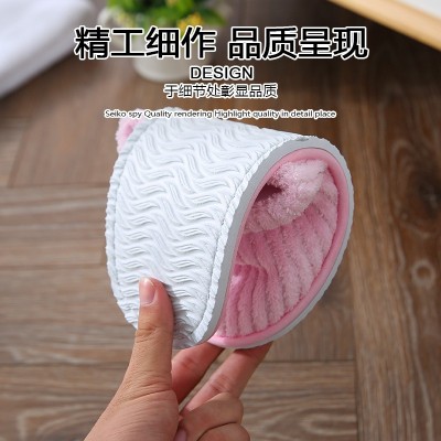 五星级酒店宾馆客房用品 一次性拖鞋 割绒待客旅游拖鞋批发10双图4