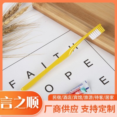 一次性牙刷 酒店宾馆牙刷 旅行牙膏牙刷套装家用待客次性空心牙刷3000个图3