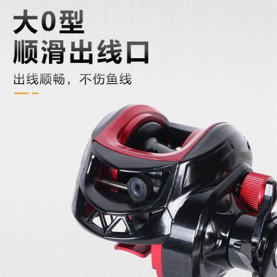 路亚轮防炸线金属黑红水滴轮路亚竿远投桥筏钓轮马口翘嘴渔线轮  2个图3