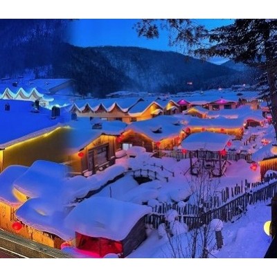 东北乡雪5日景点旅行(中央大街+亚布力+索菲亚教堂+中国雪乡+雪韵大街+雾凇岛+冰雪大世界）图9